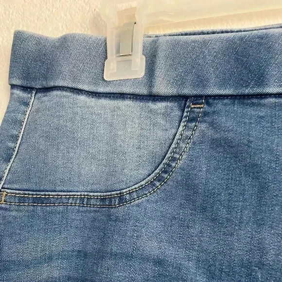 🆕NOHO Curvy Plus-Size Mid Blue Jegging 3XG🆕 - Picture 6 of 11